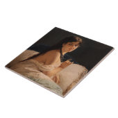 メダリオンの女の子(by Gerolamo Induno) タイル (側面)