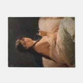 メダリオンの女の子(by Gerolamo Induno) ドアマット (正面)