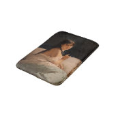 メダリオンの女の子(by Gerolamo Induno) バスマット (アングル)