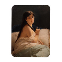 メダリオンの女の子(by Gerolamo Induno)