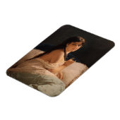 メダリオンの女の子(by Gerolamo Induno) マグネット (左側)