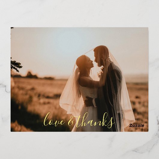 メダリオンエレガントフォトカスタムフレーム付きカード 箔シーズンポストカード (裏面)