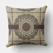 メダリオンデザイントープ可逆枕 クッション (裏面)