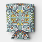 メダリオントルコスタイルヴィンテージパターン 缶クーラー (裏面)