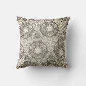 メダリオンベージュタウペモダン クッション (裏面)