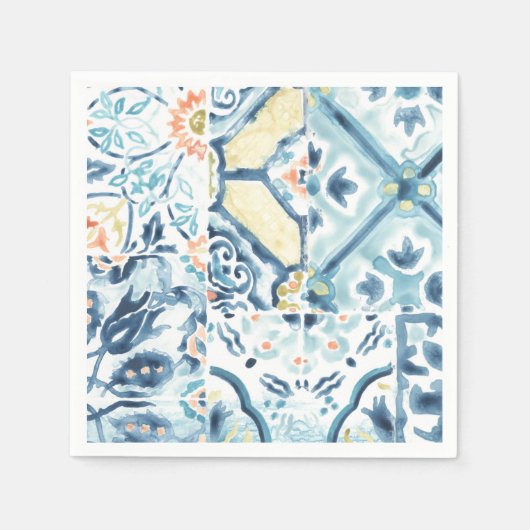 メダリオンメドレコレクション スタンダードカクテルナプキン (正面)