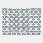 メダリオンラッピング紙フラットシートセット3 ラッピングペーパーシート (正面3)