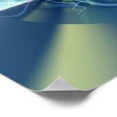 メダリオン抽象芸術アート ポスター (角)