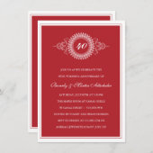 メダリオン アニバーサリー パーティー 招待状 (正面/裏面)