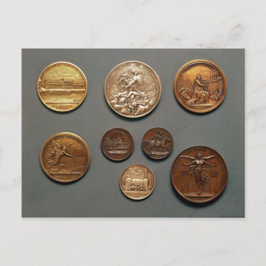 メダルの選定 ポストカード (正面)