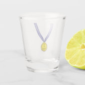 メダルを取った ショットグラス (裏面)