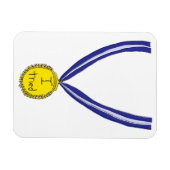 メダルを取った マグネット (横)