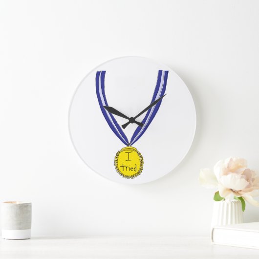 メダルを取った ラージ壁時計 (ホーム)