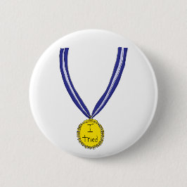 メダルを取った 缶バッジ