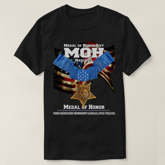 メダル・オブ・オナー・デイMOH Tシャツ (デザイン正面)