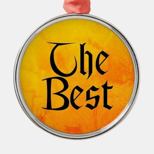 メダ最高のル金属オーナメント メタルオーナメント (正面)