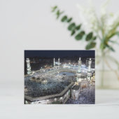 メッカのカアバにあるハッジ巡礼者の空中眺め ポストカード (スタンド正面)