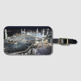 メッカのカアバにあるハッジ巡礼者の空中眺め ラゲッジタグ