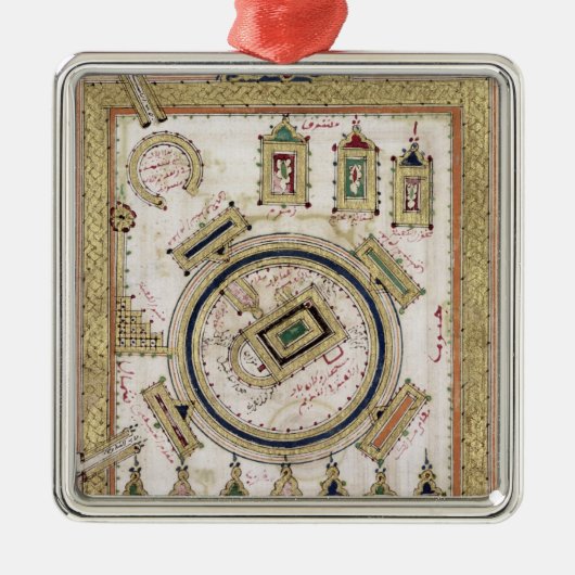メッカの素晴らしいモスク メタルオーナメント (正面)