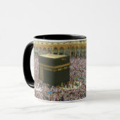 メッカのKaaba Hajのパノラマ式のマグ マグカップ (正面左)