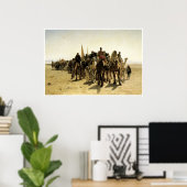 メッカへ行く巡礼者 ポスター (ホームオフィス)