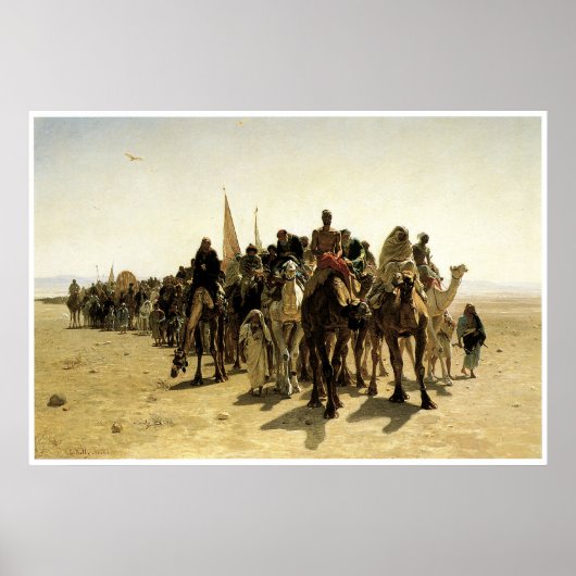 メッカへ行く巡礼者 ポスター (正面)