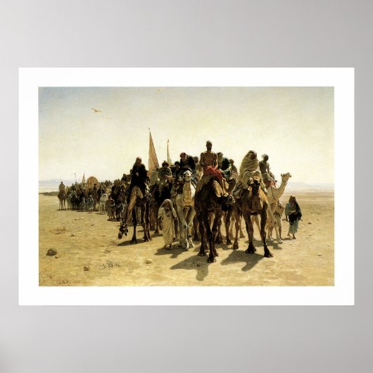 メッカへ行く巡礼者 ポスター (正面)