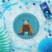 メッカスタムセージメキシコ人レスラールチャドルベア ペーパープレート (パーティー)