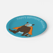 メッカスタムセージメキシコ人レスラールチャドルベア ペーパープレート (アングル)