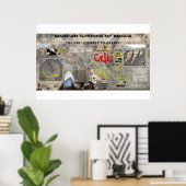 メッカプレアデス模様2 ポスター (ホームオフィス)