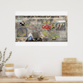 メッカプレアデス模様2 ポスター (キッチン)