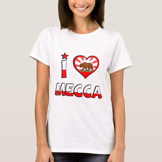 メッカ、カリフォルニア Tシャツ (正面)