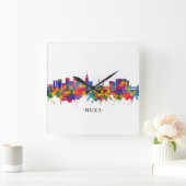 メッカKSAスカイライン スクエア壁時計 (ホーム)