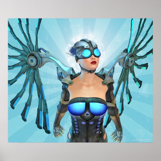 メッキエンジェルシュルアルアートポスター ポスター (正面)