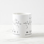メッキペプチド名mug コーヒーマグカップ (中央)