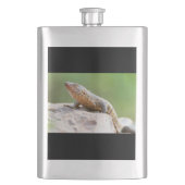 メッキリザード フラスク (正面)