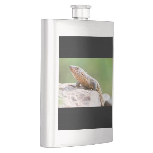 メッキリザード フラスク (右)