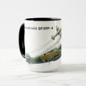メッサーシュミット Bf109F-4 マグカップ (正面左)
