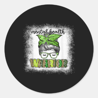 メッシおもしろいーBun Warrior Leopardメンタルヘルス戦争 ラウンドシール