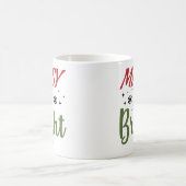 メッシィでブライトなクリスマス コーヒーマグカップ (中央)