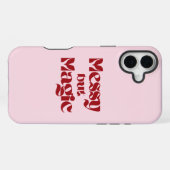 メッシィ・バット・マジック iPhoneケース (裏面横)