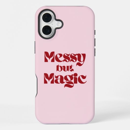 メッシィ・バット・マジック iPhoneケース (裏面)
