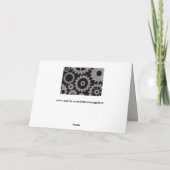 メッシュギアグリーティングカード カード (裏面)