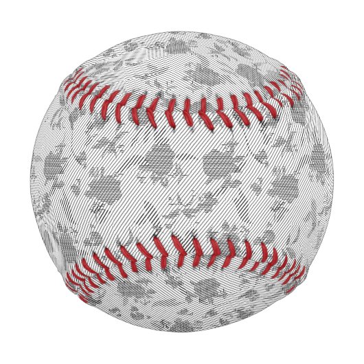 メッシュデザイン50 野球ボール (正面)