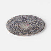 メッシュ·ペルシア·ダスティ·ブルー·ダーク·グレー  ペーパープレート (アングル)