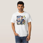 メッシーなパパ - サイズを選んでください  Tシャツ (正面フル)