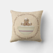 メッシージンジャーブレッドマン枕 クッション (裏面)