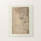 メッシーナハーバーのビュー – ルイスフランソワスカサスアート ジグソーパズル (縦)