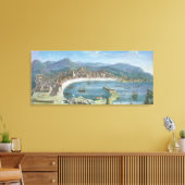 メッシーナ – 港のパノラマ キャンバスプリント (インサイチュ (リビング))