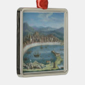 メッシーナ-港の全景 メタルオーナメント (右)